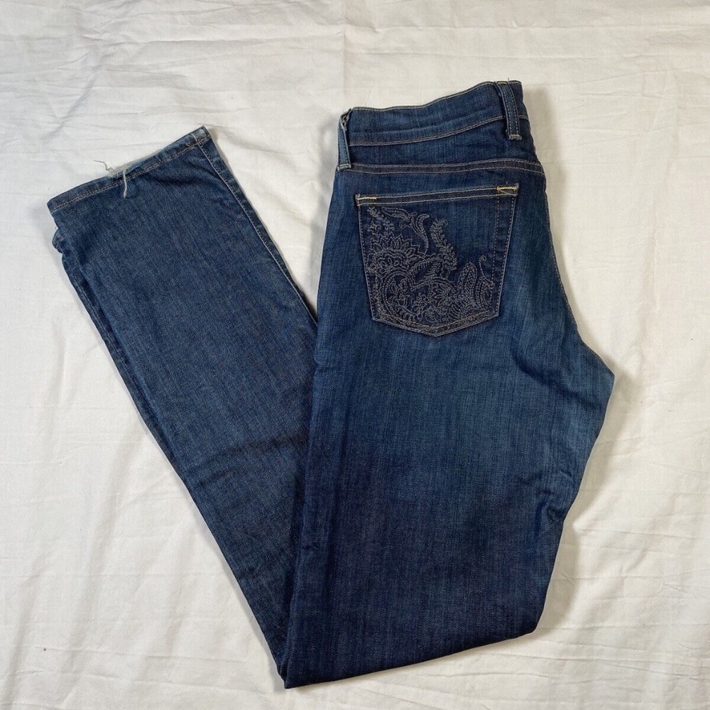 Lucky Brand Women's Sweet Straight Dark Wash Jeans Mid Rise Size 6/28 - Picture 1 of 10